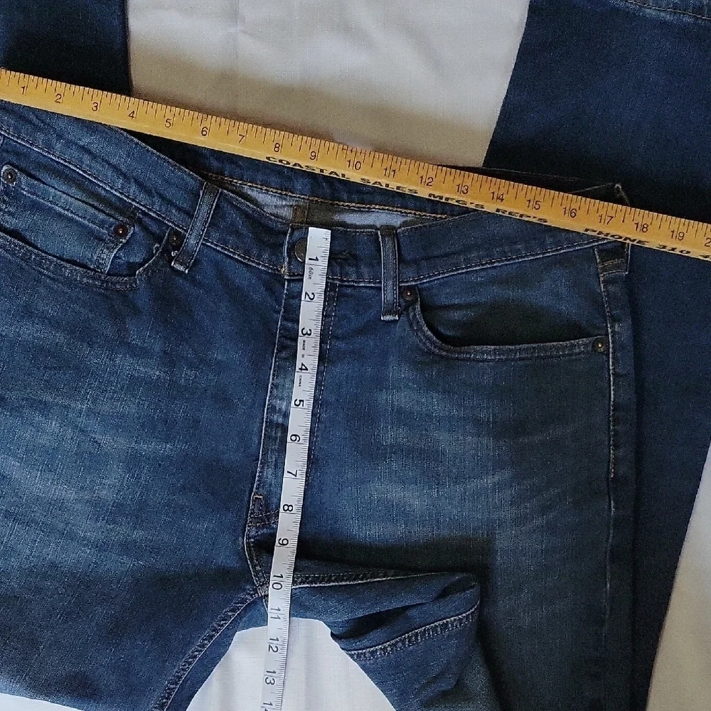 Levi's 541 Blue Straight Jeans Classic Everyday Size 36